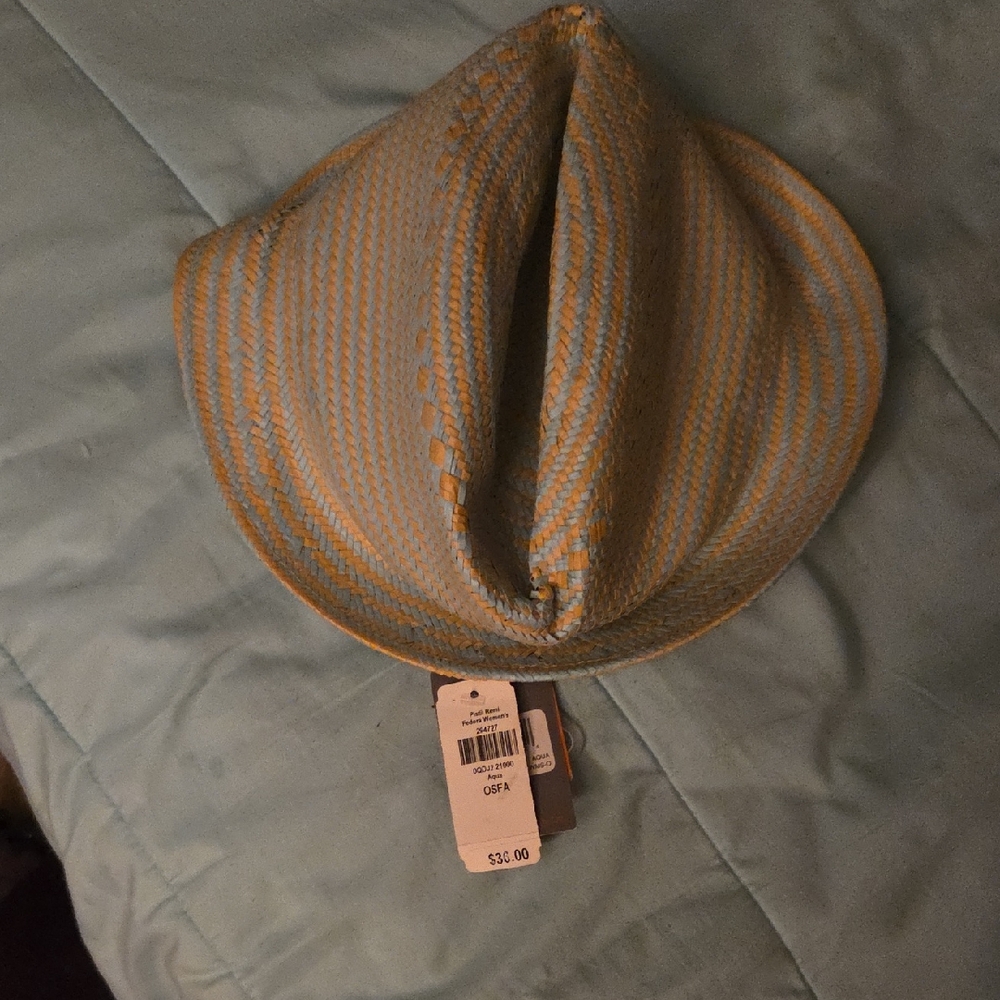 L.L. Bean Blue and Tan Hat